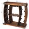 Vintiquewise Rustic Wooden Wine Rack with Glass Holder, 8 Bottle Decorative Wine Holder QI003340 - alternate 2